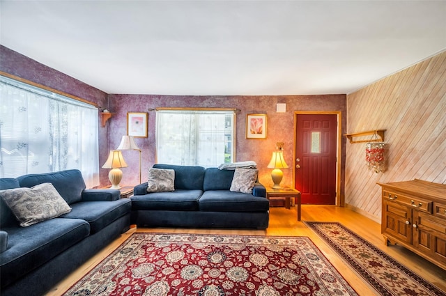 9 Forest Rd, Kings Park, NY 11754 - living area featuring wood finished floors
