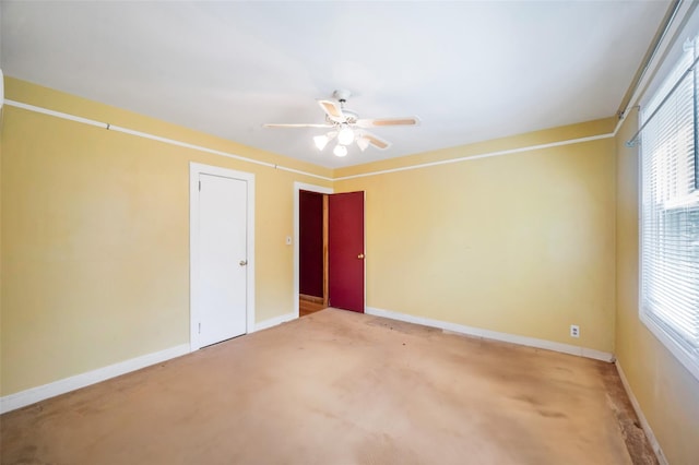 9 Forest Rd, Kings Park, NY 11754 - unfurnished room with light colored carpet, a ceiling fan, and baseboards