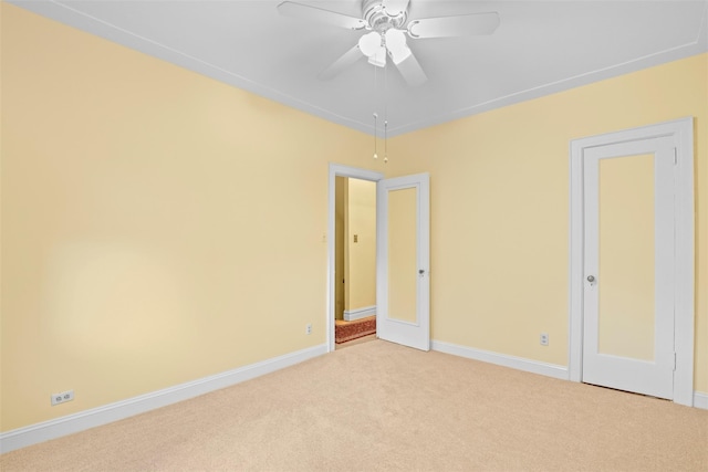 332 E 240th St, Bronx, NY 10470 - unfurnished bedroom featuring carpet flooring, baseboards, and a ceiling fan