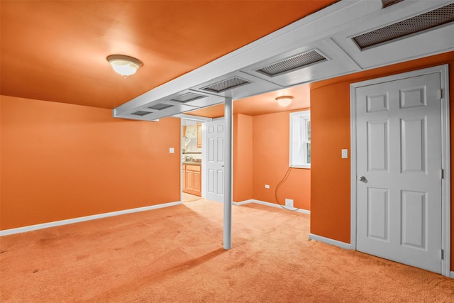 332 E 240th St, Bronx, NY 10470 - finished basement with carpet and baseboards