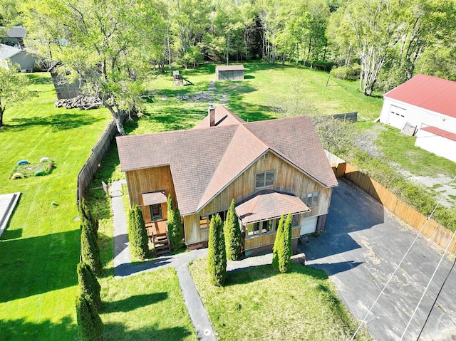 1143 State Route 17b, Mongaup Valley, NY 12762 - view from above of property featuring a heavily wooded area