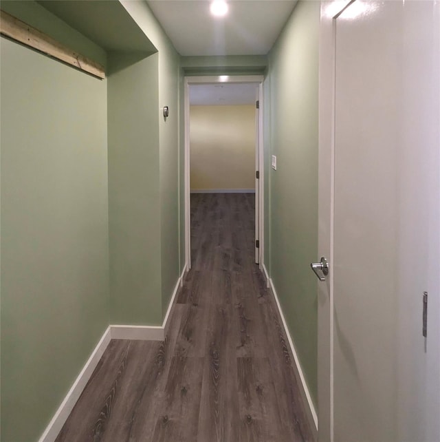 58-09 61st St, Maspeth, NY 11379 - hall featuring wood finished floors and baseboards