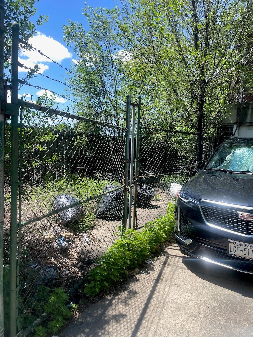 gate with fence