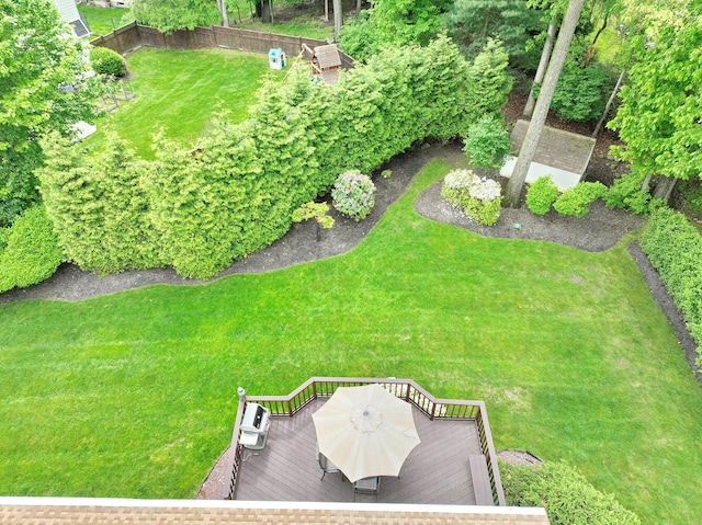4 Stockbridge Ave, Suffern, NY 10901 - view of grassy yard with a wooden deck