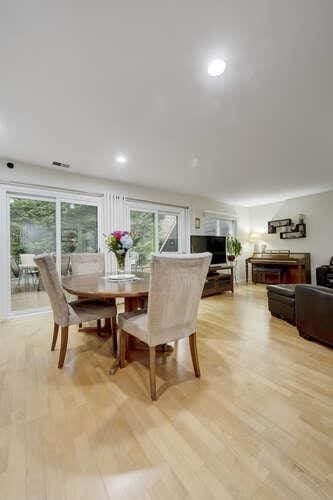 141 Southgate Dr, Massapequa Park, NY 11762 - dining room featuring light wood-type flooring