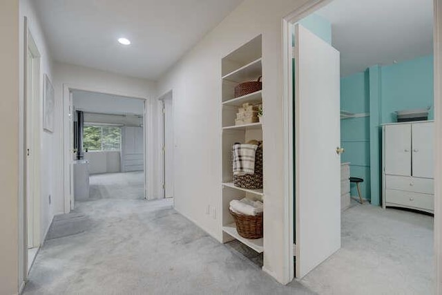 141 Southgate Dr, Massapequa Park, NY 11762 - hall with carpet and recessed lighting
