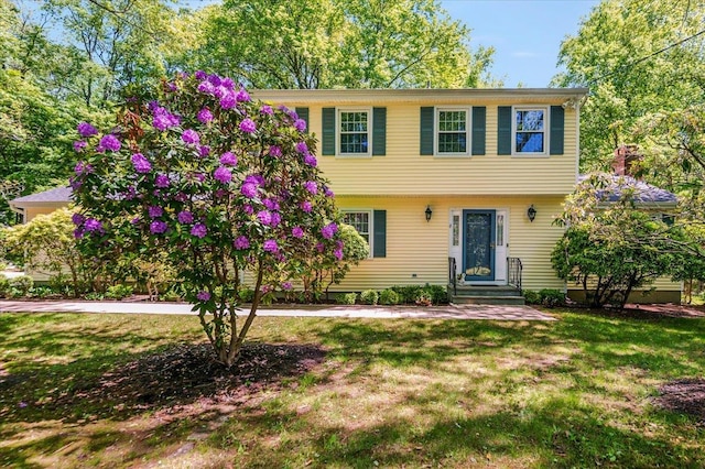 24 Summit Cir, Somers, NY 10589 - colonial house with a front yard