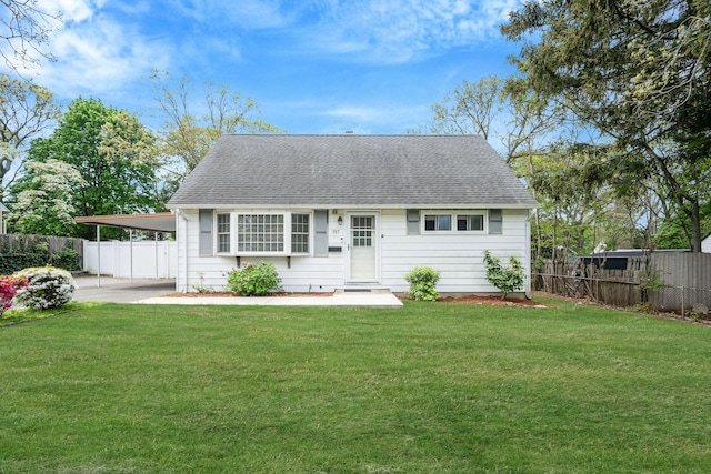 187 Mark Tree Rd, Centereach, NY 11720 - cape cod house with roof with shingles and a carport