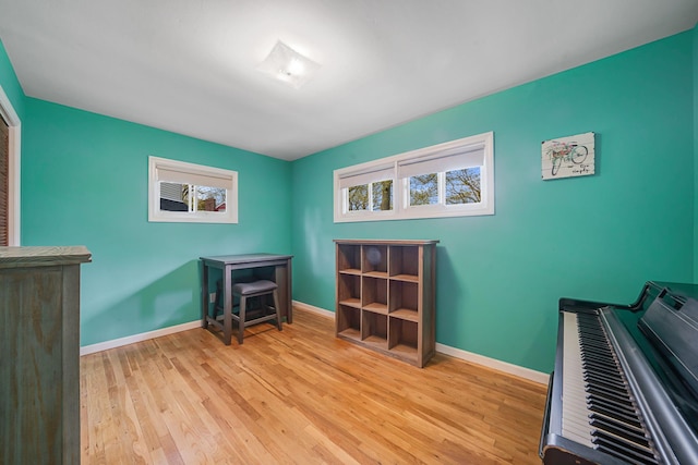 187 Mark Tree Rd, Centereach, NY 11720 - sitting room featuring wood finished floors and baseboards