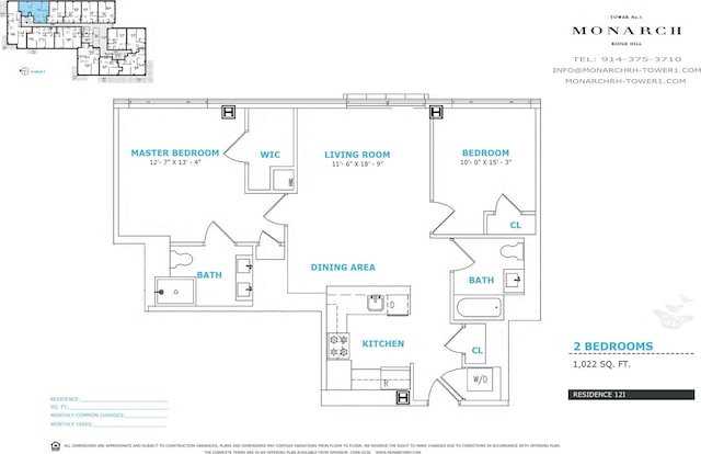 701 Rdg Hill Blvd Unit 12I, Yonkers, NY 10710 - property floor plan