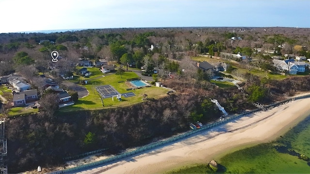 67 N Rd Unit A, Hampton Bays, NY 11946 - aerial view of property and surrounding area featuring nearby suburban area