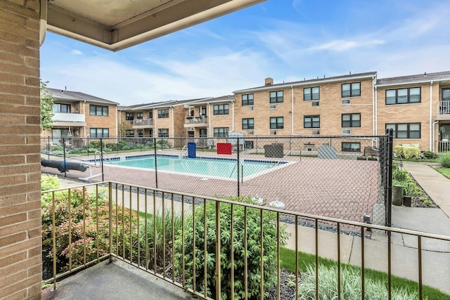 14 Florence Unit 25D, Freeport, NY 11520 - community pool with fence