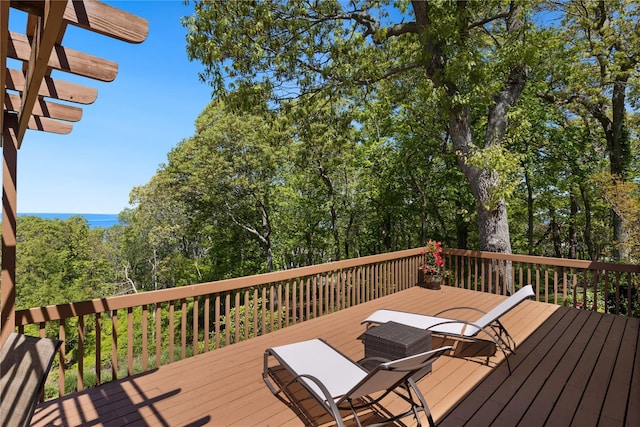 3 Summit Dr, Baiting Hollow, NY 11933 - view of wooden terrace