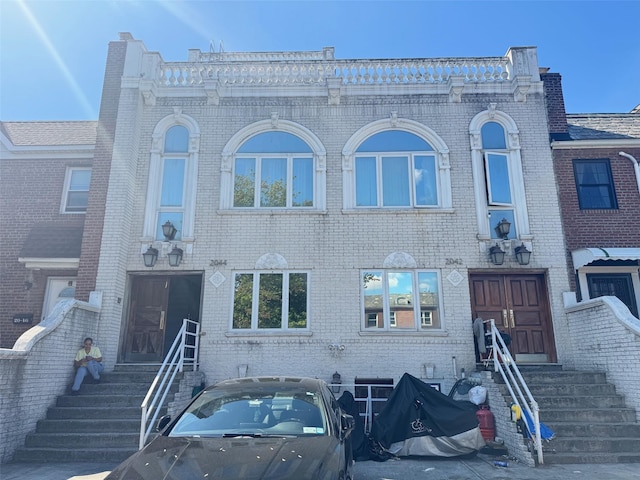 20-42 26th St, Astoria, NY 11105 - view of front of house with brick siding