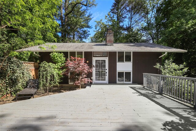 14 Lounsbury Rd, Croton-On-Hudson, NY 10520 - view of wooden terrace