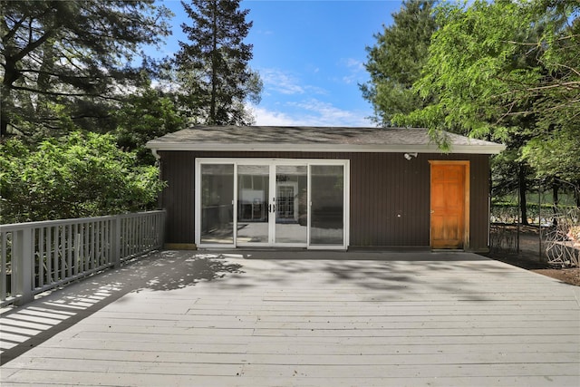 14 Lounsbury Rd, Croton-On-Hudson, NY 10520 - view of wooden deck