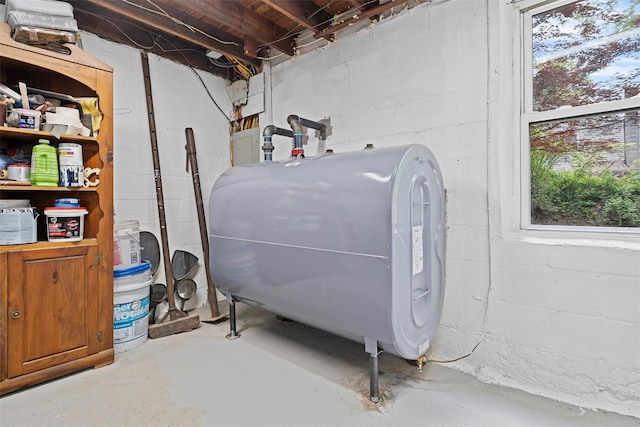 utility room featuring heating fuel