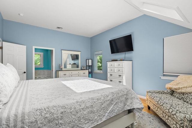 11C Piping Rock Dr, Ossining, NY 10562 - bedroom featuring wood finished floors, baseboards, and vaulted ceiling