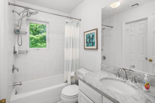 11C Piping Rock Dr, Ossining, NY 10562 - full bathroom with shower / bathtub combination with curtain, vanity, and toilet