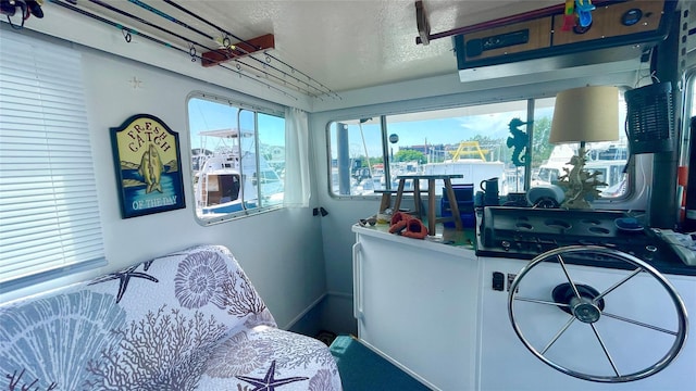360 Bch 59th St Unit C2Dock, Arverne, NY 11692 - bedroom with a textured ceiling