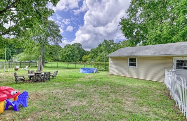 1547 Rte 208, Washingtonville, NY 10992 - view of yard featuring an outdoor fire pit and view of scattered trees