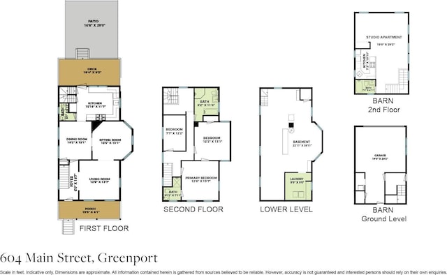 604 Main St, Greenport, NY 11944 - floor plan / room layout