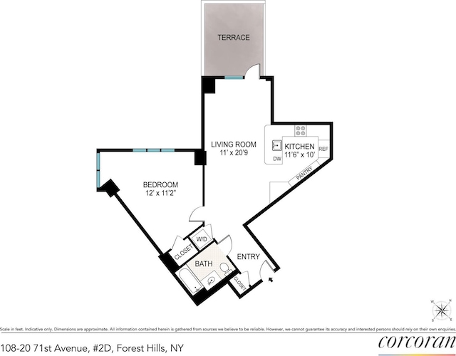 108-20 71st Ave Unit 2D, Forest Hills, NY 11375