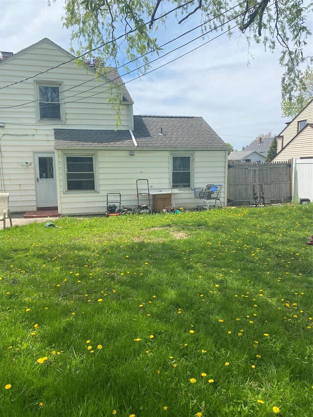 321 Niagara Falls Blvd, Call Listing Agent, NY 14226 - rear view of house with a shingled roof