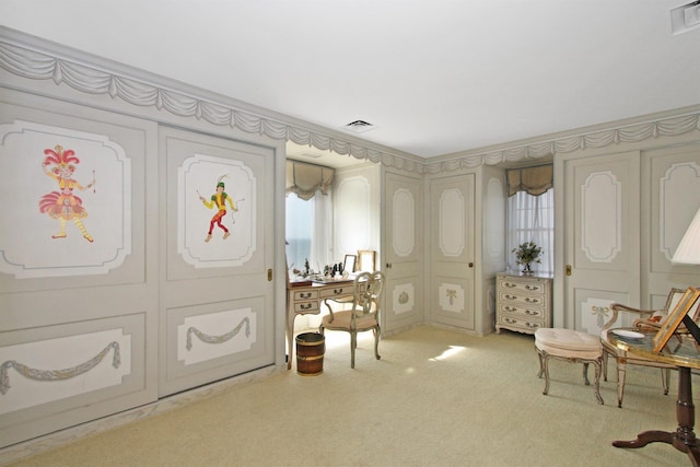 2 Wallis Ln, Nissequogue, NY 11780 - sitting room featuring light carpet