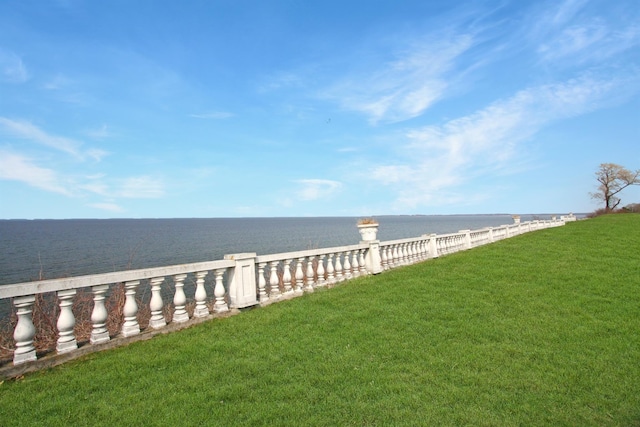 2 Wallis Ln, Nissequogue, NY 11780 - view of grassy yard featuring a water view