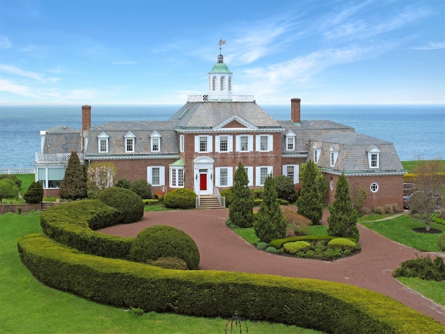 2 Wallis Ln, Nissequogue, NY 11780 - view of building exterior featuring a water view