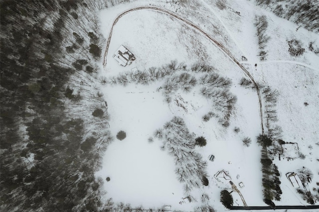 26 Beckys Hill Rd, Hurleyville, NY 12747 - view of snowy aerial view