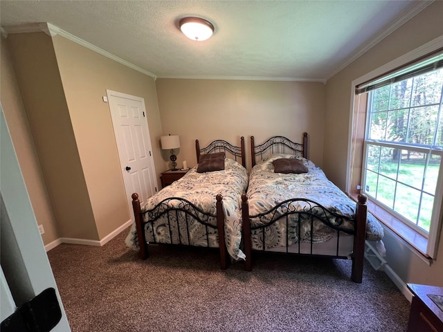 265 Old Tacy Rd Unit Tr95, Swan Lake, NY 12783 - carpeted bedroom featuring crown molding and baseboards