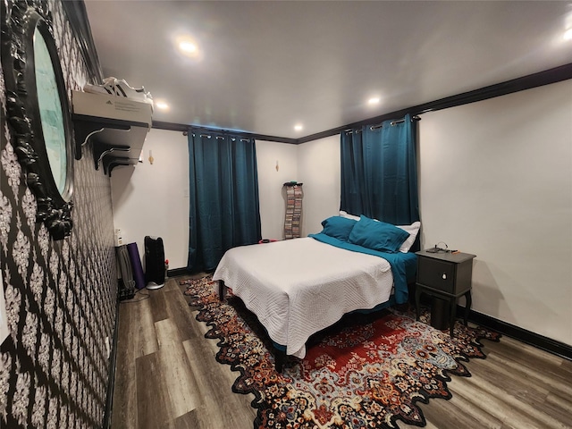 79 N Broadway Unit H, White Plains, NY 10603 - bedroom featuring wood finished floors, ornamental molding, baseboards, and recessed lighting