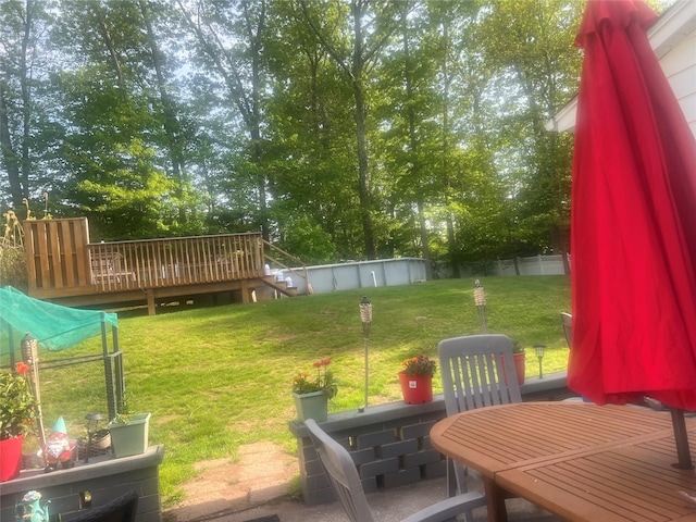 8 Windmill Ln, New City, NY 10956 - view of yard with a deck and a patio