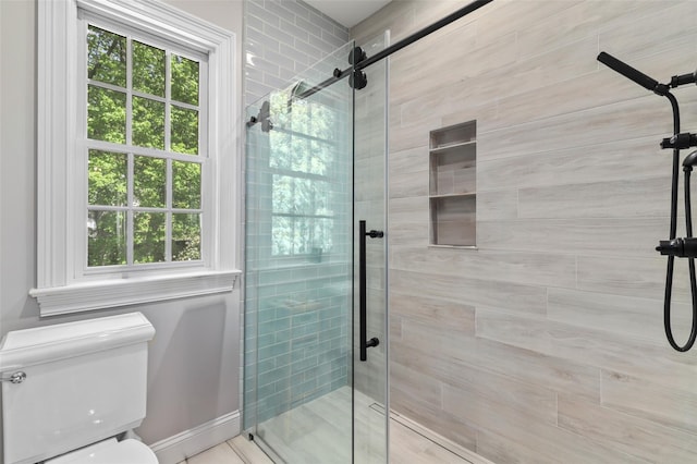 2 Cerf Ln, Mount Kisco, NY 10549 - bathroom featuring a shower stall and toilet