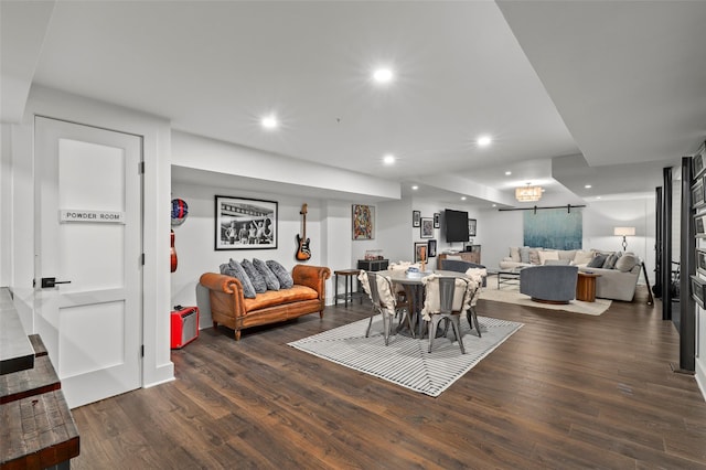 2 Cerf Ln, Mount Kisco, NY 10549 - dining room with wood finished floors and recessed lighting