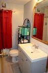 110 Powell Pl, Hempstead, NY 11550 - bathroom with vanity and toilet