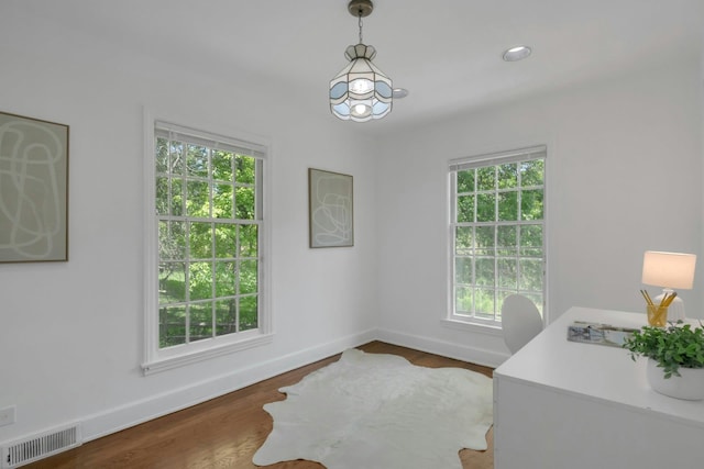40 Brookby Rd, Scarsdale, NY 10583 - office space with plenty of natural light, baseboards, and wood finished floors