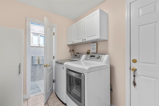 8 Wichard Blvd, Commack, NY 11725 - laundry area with independent washer and dryer, cabinet space, and light tile patterned floors