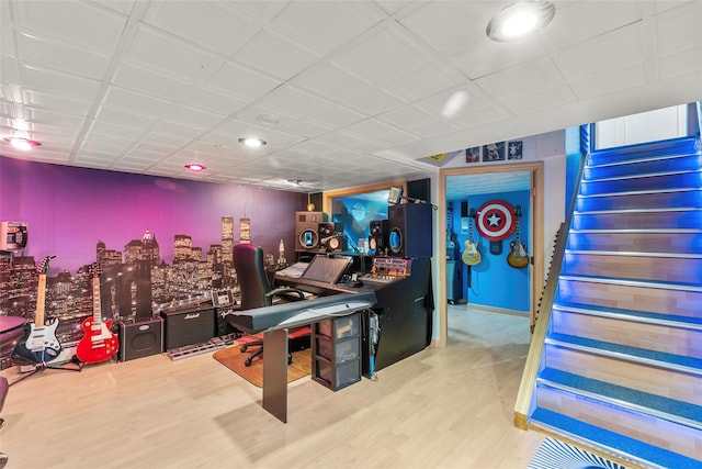 8 Wichard Blvd, Commack, NY 11725 - bar featuring wood finished floors and stairway
