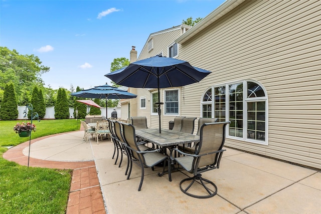 8 Wichard Blvd, Commack, NY 11725 - view of patio / terrace featuring outdoor dining space