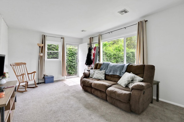 10 Van Wyck Dr, Poughkeepsie, NY 12601 - carpeted living room with healthy amount of natural light and baseboards