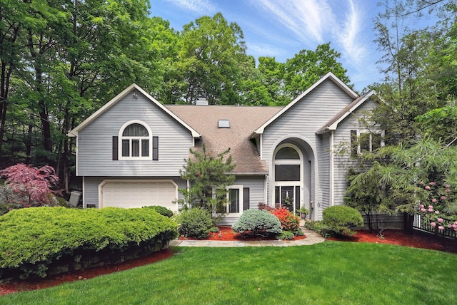 12 Rockridge Rd, Ardsley, NY 10502 - view of front of property with an attached garage and a shingled roof
