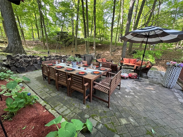 12 Rockridge Rd, Ardsley, NY 10502 - view of patio with an outdoor living space and outdoor dining space