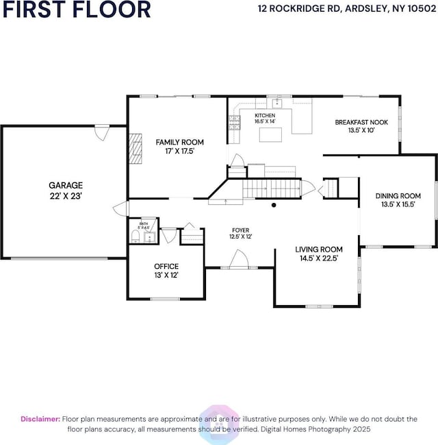 12 Rockridge Rd, Ardsley, NY 10502 - room layout