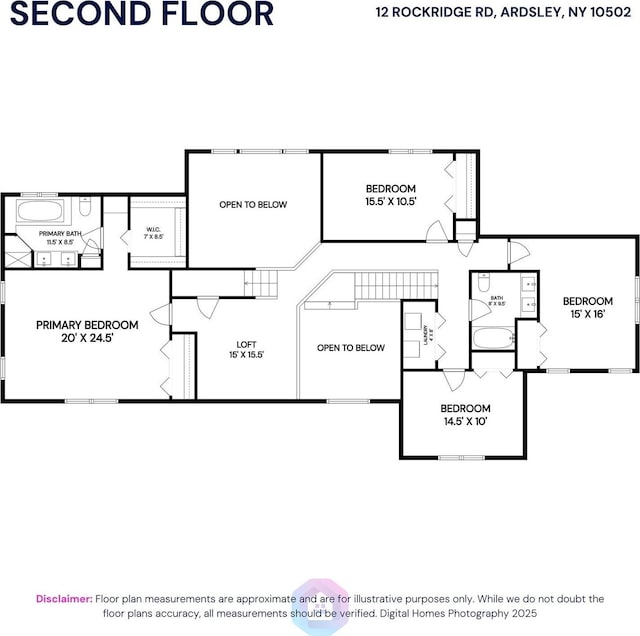 12 Rockridge Rd, Ardsley, NY 10502 - floor plan / room layout