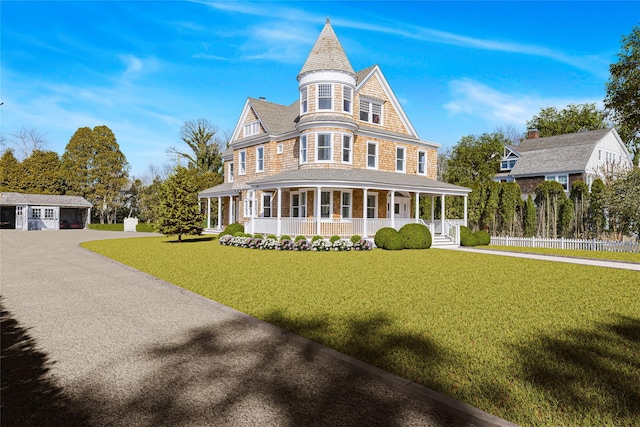 30 Huntting Ln, East Hampton, NY 11937 - view of front facade with covered porch