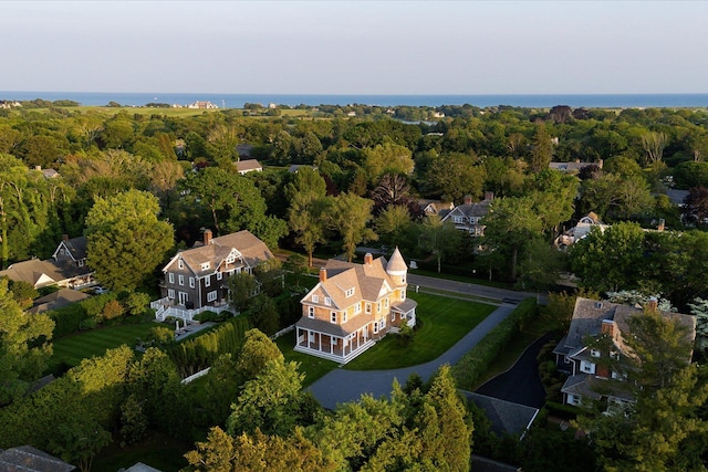30 Huntting Ln, East Hampton, NY 11937 - aerial view of residential area featuring a nearby body of water