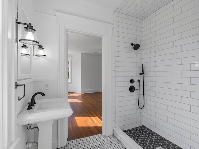30 Huntting Ln, East Hampton, NY 11937 - bathroom with tiled shower